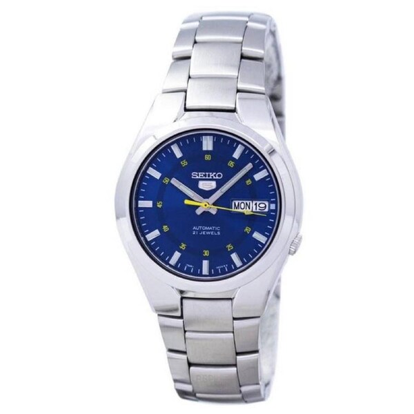 Seiko 5 Sports Automatic 21 Jewels Blue Dial Stainless Steel SNK615K1 Mens Watch