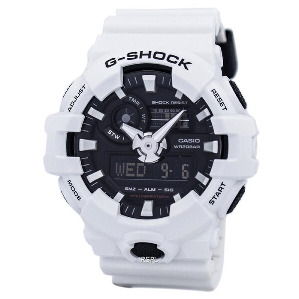 Casio G-SHOCK Illuminator Shock Resist Stopwatch Timer Alarm GA700-7A Mens Watch