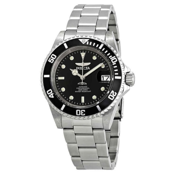 Invicta Automatic Professional 200M Stainless Steel Black Dial 8926OB Mens Watch