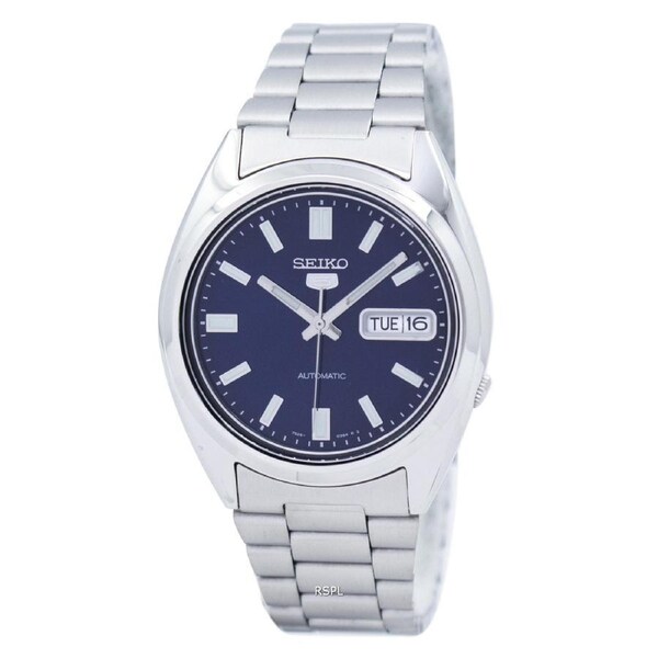 Seiko 5 Automatic Stainless Steel 21 Jewels Day/Date SNXS77K1 Analog Mens Watch