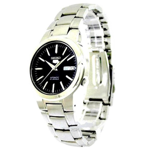 Seiko 5 Automatic 21 Jewels Blue Dial Stainless Steel SNKA05K1 30M Mens Watch