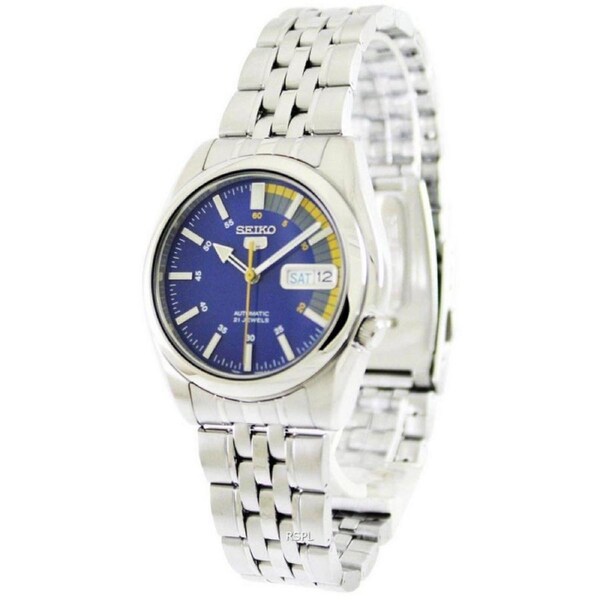 Seiko 5 Automatic Blue Dial With Quarter Speed Dial Look SNK371K1 Mens Watch