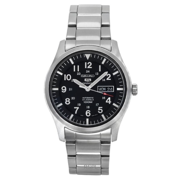 Seiko 5 Sports Automatic SNZG13K1 Stainless Steel Day/Date 100M Mens Watch