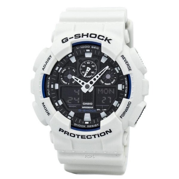 Casio G-SHOCK Analog-Digital Shock-Resistant World Time GA-100B-7A Mens Watch