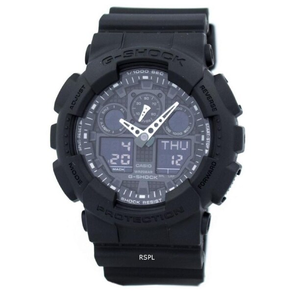 Casio G-SHOCK GA-100-1A1 Shock-Resist Backlight Alarm Timer 200M Mens Watch