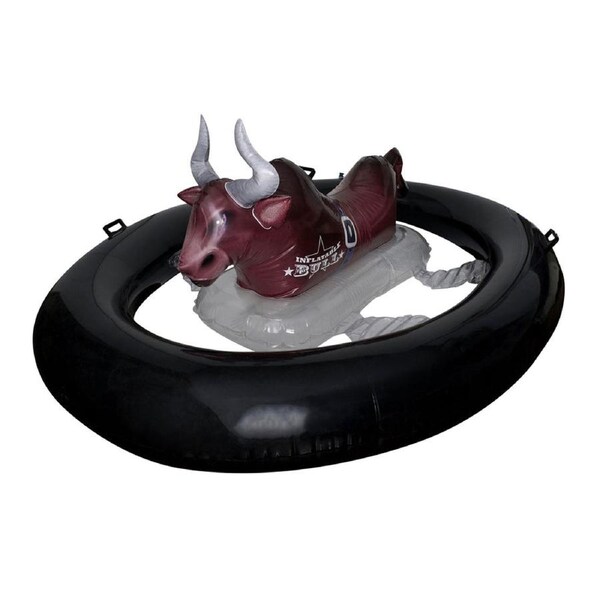 Aquafun Inflatable Rodeo Bull Pool Float - Fun Summer Water Toy for All Ages