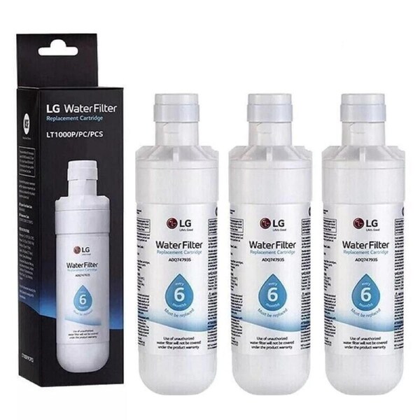 3PACKLG-LT1000P ADQ747935 Genuine Refrigerator Water Filter Replacement