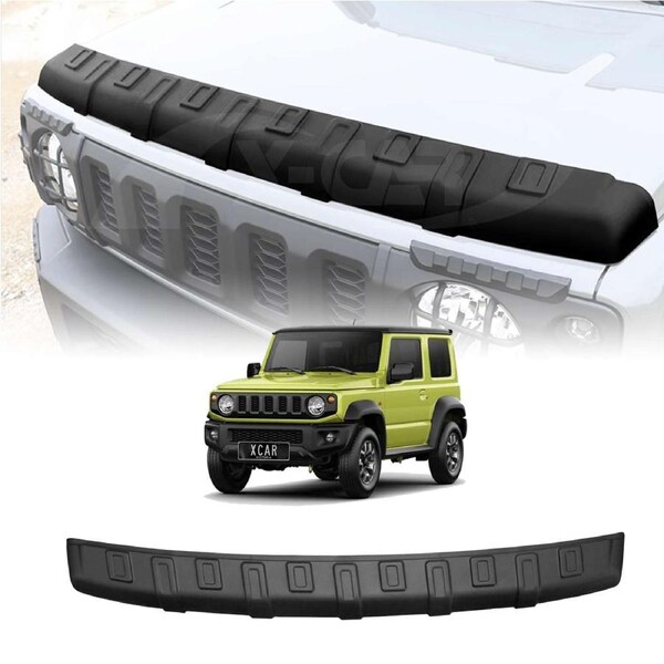 Bonnet Protector for Suzuki Jimny 3-Door 2018-Onwards Hood Guard Trim Cover Exterior Accessories Matt Black Raptor Style