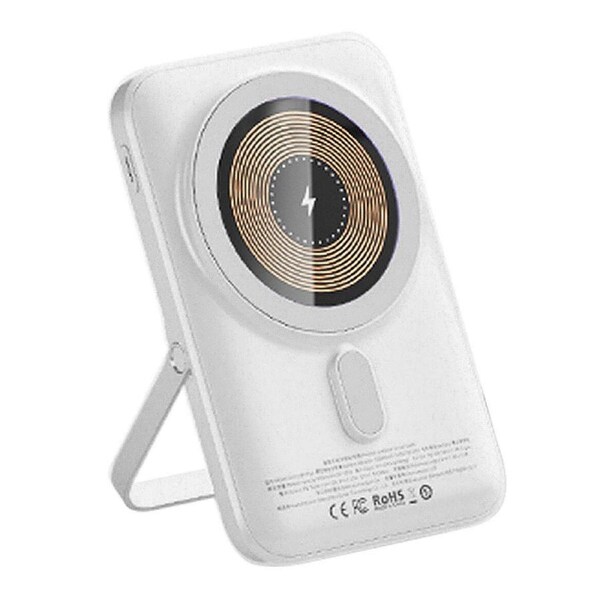 10000mAh 15W Magnetic Wireless Charger PD 20W Power Bank - White