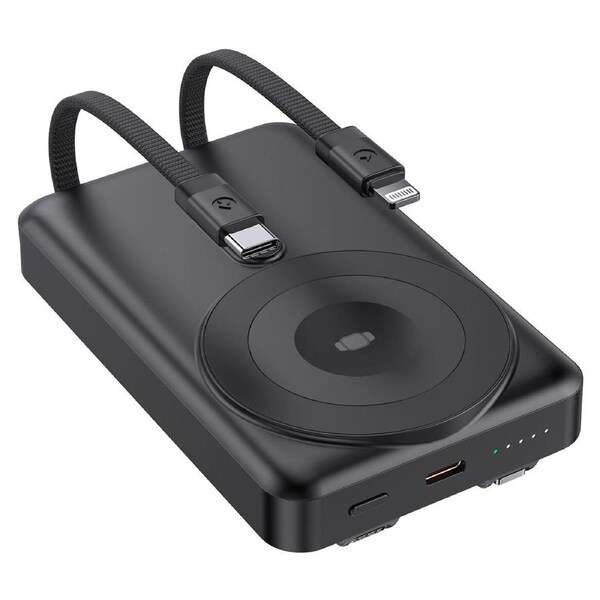 Magnetic Qi Wireless 10000mAh Magsafe & Qi-Enabled Power Bank