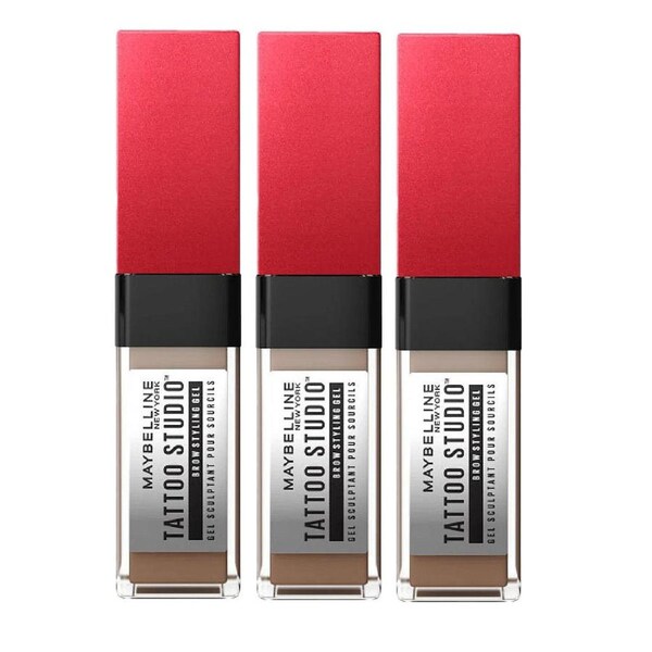 3x Maybelline Tattoo Brow 3 Day 6ml 250 Blonde