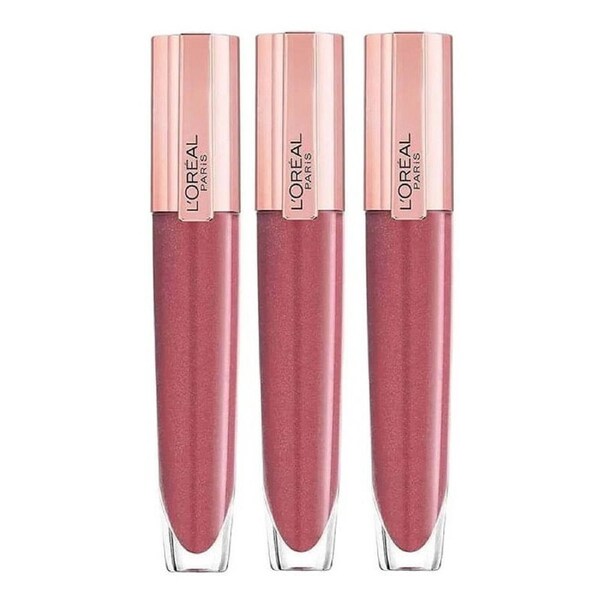 3x L'Oreal Paris Rouge Signature Plump Lip Gloss 7ml 404 I Assert