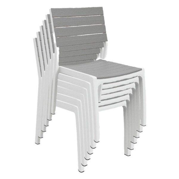 Keter Harmony Dining Chairs (without Armrest) - 6 PACK
