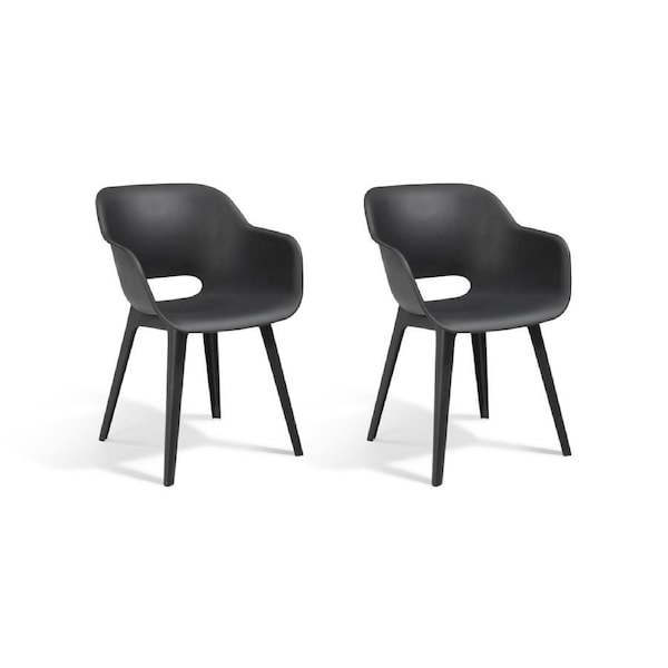 Keter Akola Dining Chair - 2 PACK
