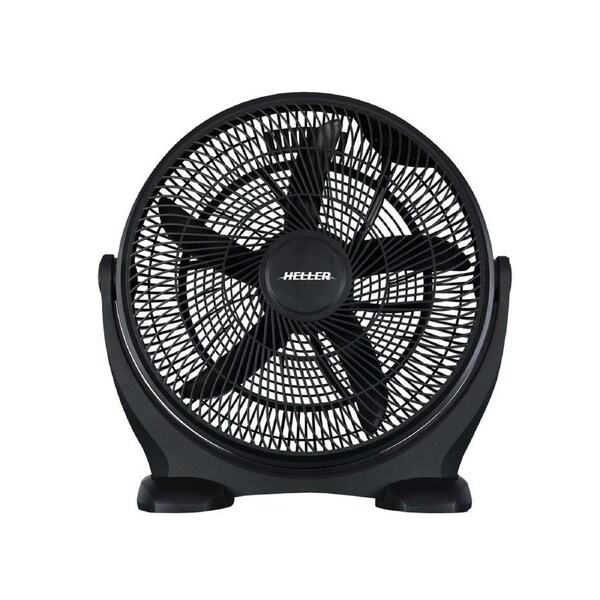 Heller 50cm Floor/Desk High Velocity Air Cooler Fan/Cooling/Circulator - Black