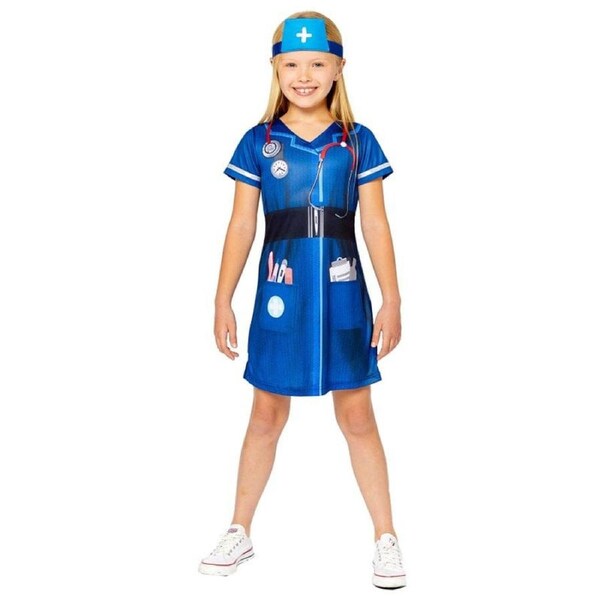 Sustainable Nurse Child Costume Size 8-10 Years