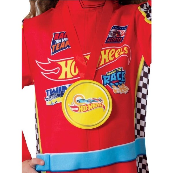 Hot Wheels Racing Suit Child Costume Size Toddler 1-3 Years