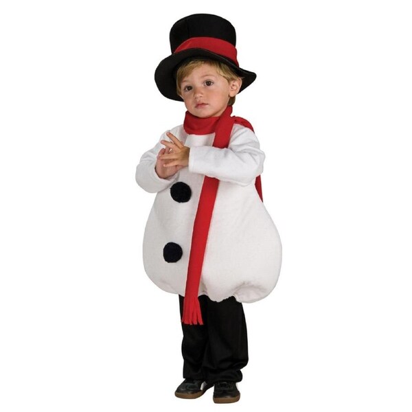 Baby Snowman Child Costume Size S 3-4 Years