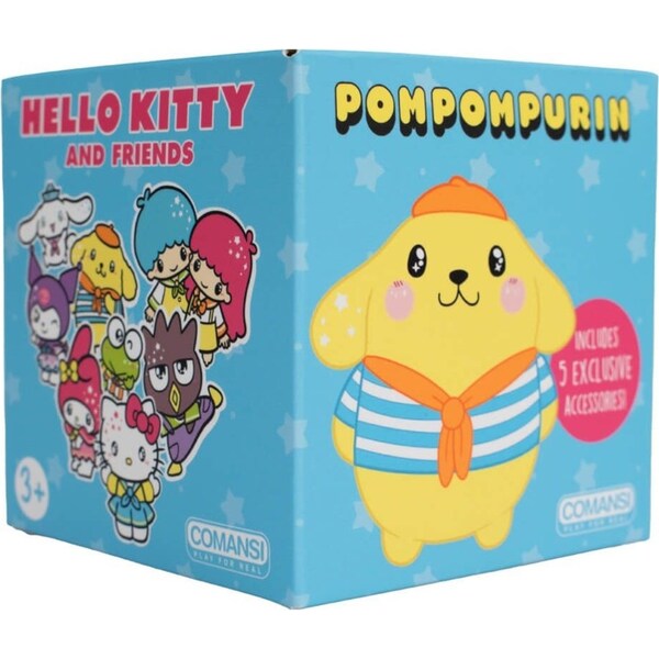 Hello Kitty and Friends Pompompurin Friendship Box Figurine