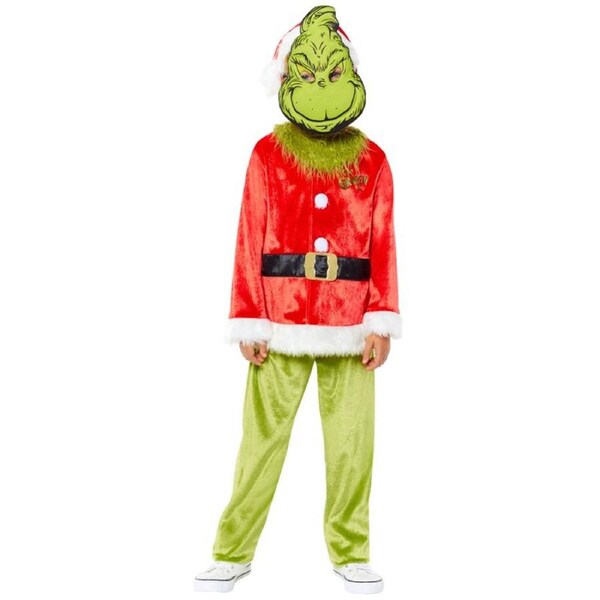 Dr Seuss The Grinch Child Costume Size 3-4 Years