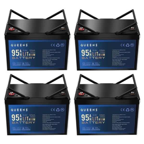 QUEENS 12V 95Ah Lithium Battery 4864Wh