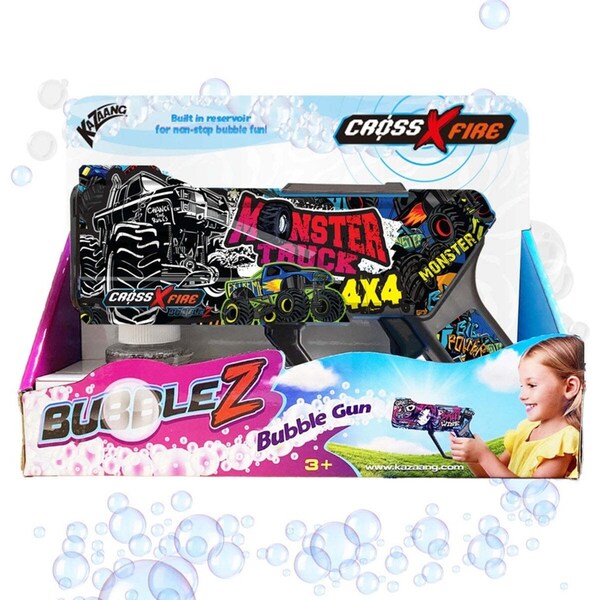 Kazaang CrossXFire BubbleZ Gun Kids/Children Outdoor Toy Monster Truck 3y+
