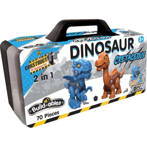 Construct IT 2in1 Dinosaur Cretaceous Kids/Children DIY Building Toy Set 3y+