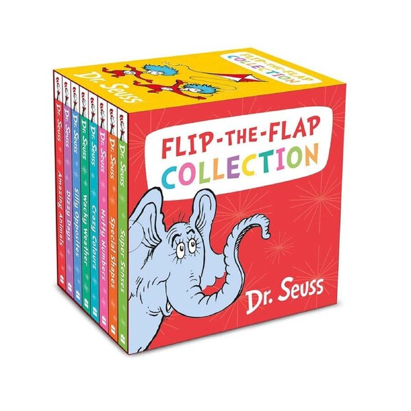 Harper Collins Dr. Seuss Flip-The-Flap Kids/Toddler 8-Book Collection 18m+