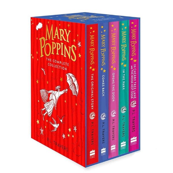 Harper Collins Mary Poppins The Complete Collection Kids Book Box Set 12y+