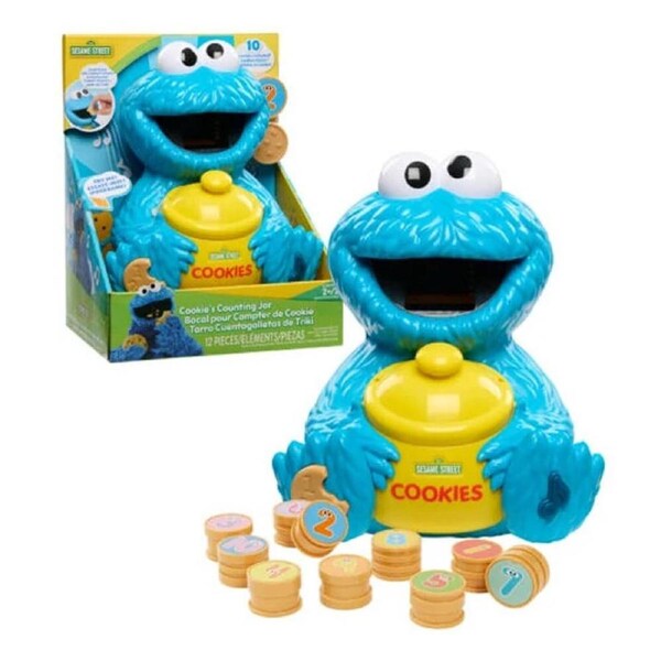 Sesame Street Cookie Monster's Counting Jar Educational Toy