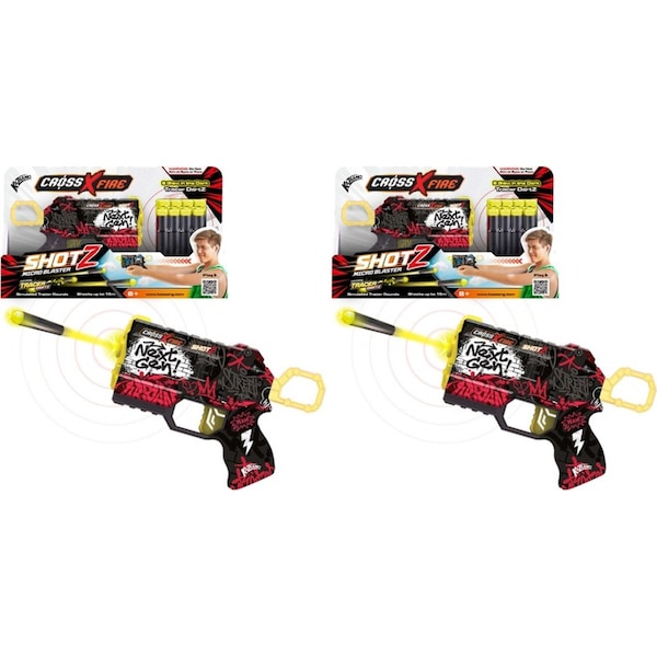 2x Kazaang CrossXFire ShotZ Micro Blaster Kids/Child Outdoor Toy Next Gen 8y+