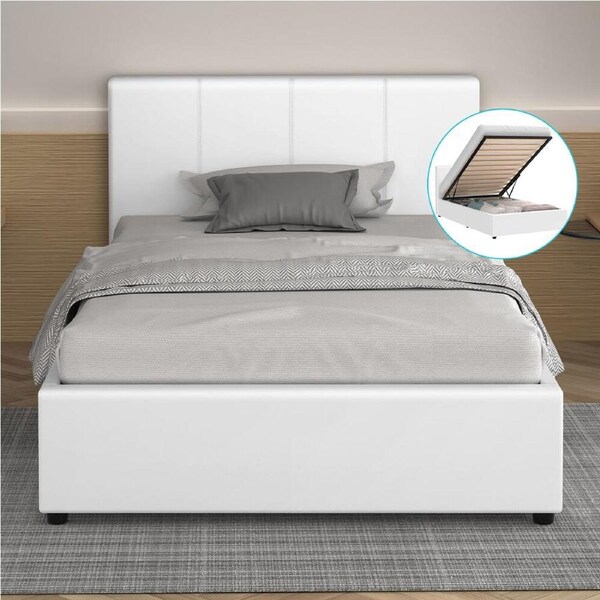 ALFORDSON Bed Frame Gas Lift Storage Single