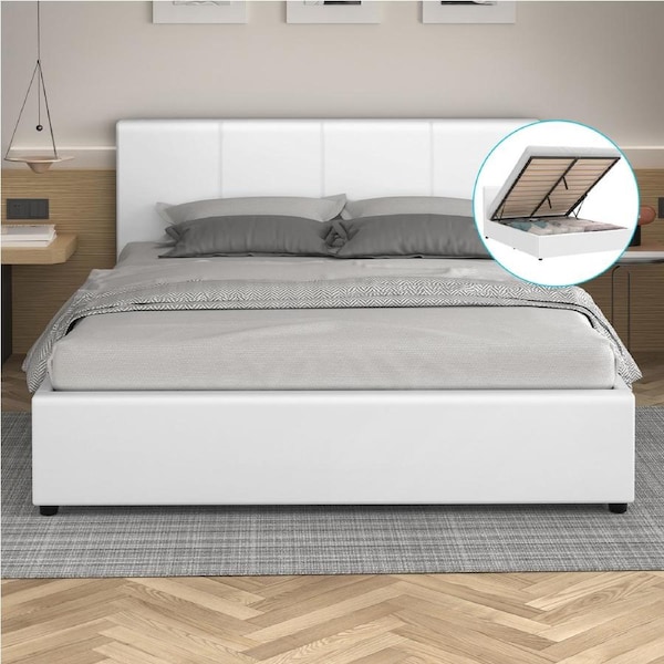 ALFORDSON Bed Frame Gas Lift Storage Double