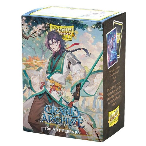 Dragon Shield Grand Archive Jin Fate Defiant Matte Art Sleeves 100 Pack