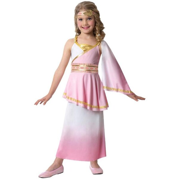 Roman Goddess Child Costume Size 8-10 Years