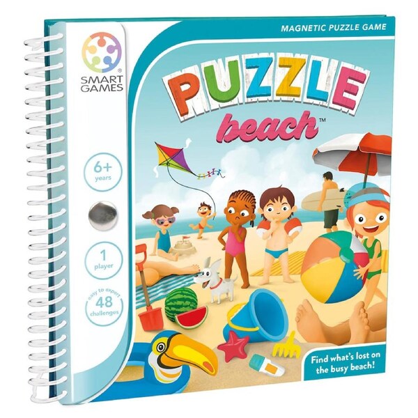 Smart Games Puzzle Beach Magnetic Travel Puzzle Game