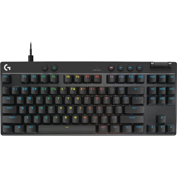 Logitech G PRO X TKL RAPID tenkeyless gaming keyboard with Magnetic Analog Switches (Black)