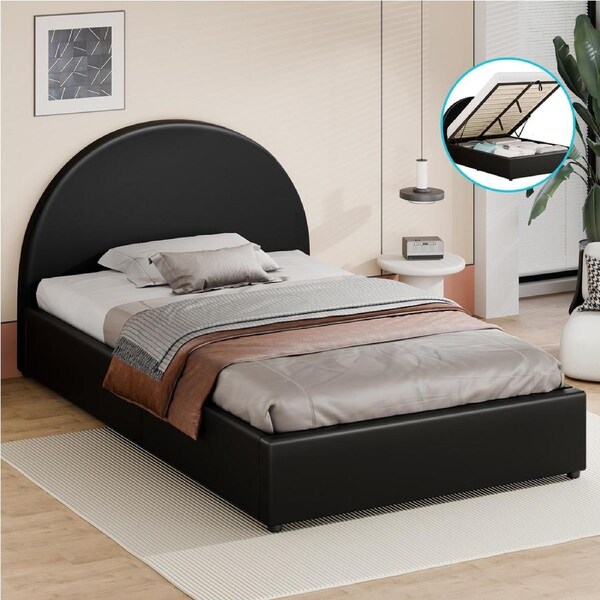 ALFORDSON Bed Frame Gas Lift Base Single