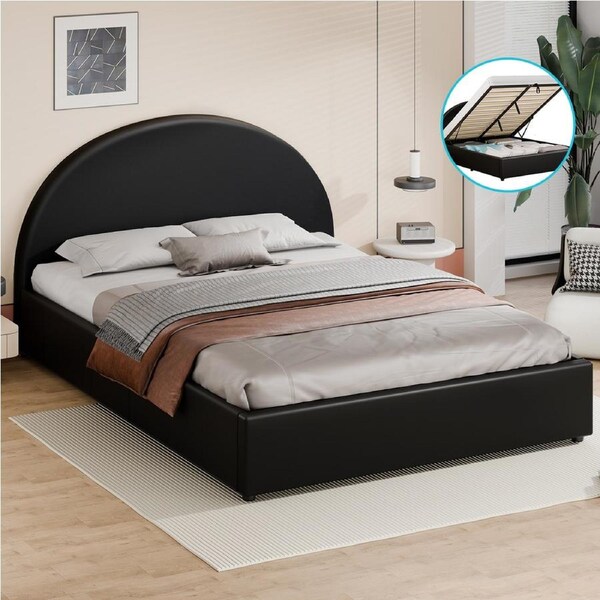 ALFORDSON Bed Frame Gas Lift Base Double