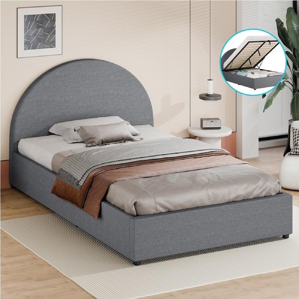 ALFORDSON Bed Frame Gas Lift Base Single