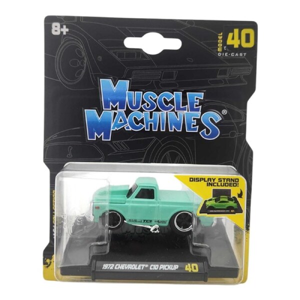 Maisto Muscle Machines 1972 Chevrolet C10 Pickup 1:64 Diecast Vehicle