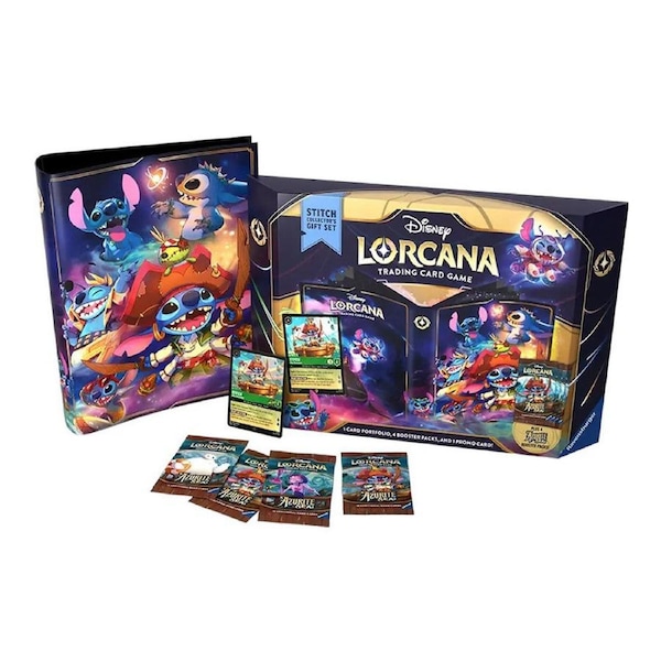 Disney Lorcana TCG Series 6 Azurite Sea Stitch Collector's Gift Set