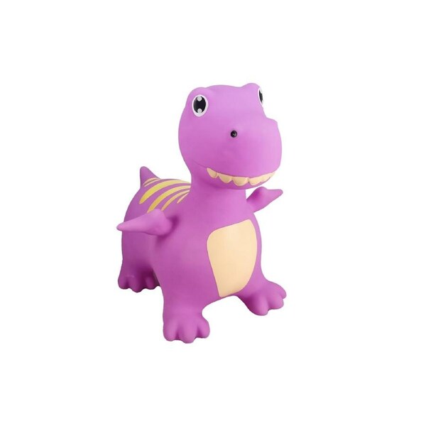 Kaper Kidz Ride-On Inflatable Toy Bouncy Rider Periwinkle The T-Rex, Eleganter PA7039