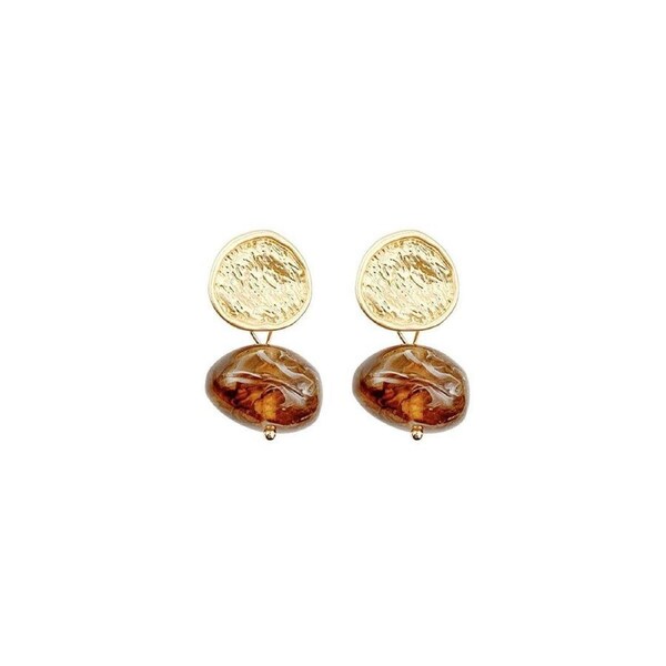 Vintage Style Curry Earrings For Women Elegant Premium Look Fashion Jewelry