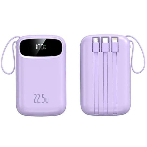 22.5W Portable Power Bank 20000mAh USB PD Digital Display Fast Charging Powerbank