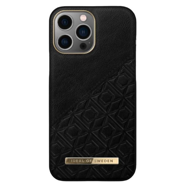 Ideal Of Sweden Atelier Case (Suits iPhone 13 Pro Max) - Embossed Black