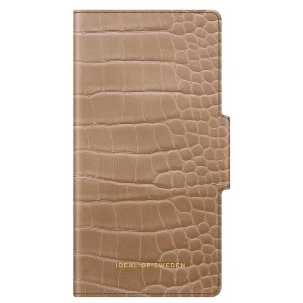 Ideal Of Sweden Atelier Wallet Case (Suits iPhone 13 Pro Max) - Camel Croco