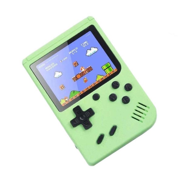 Catzon Mini Handheld Game Console with 500 Games Support TV Output Kids Gift-Green