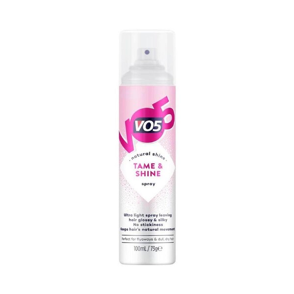 Vo5 Tame And Shine Hair Spray 100ml