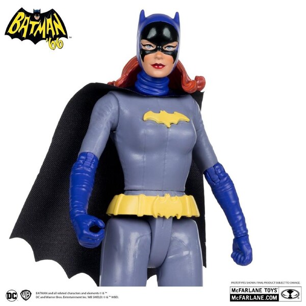 DC Retro Batman '66 TV Series Batgirl Classic Grey/Blue 6 inch Action Figure